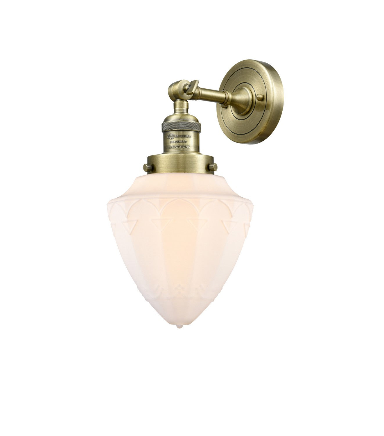 Innovations - 203-AB-G661-7-LED - LED Wall Sconce - Franklin Restoration - Antique Brass