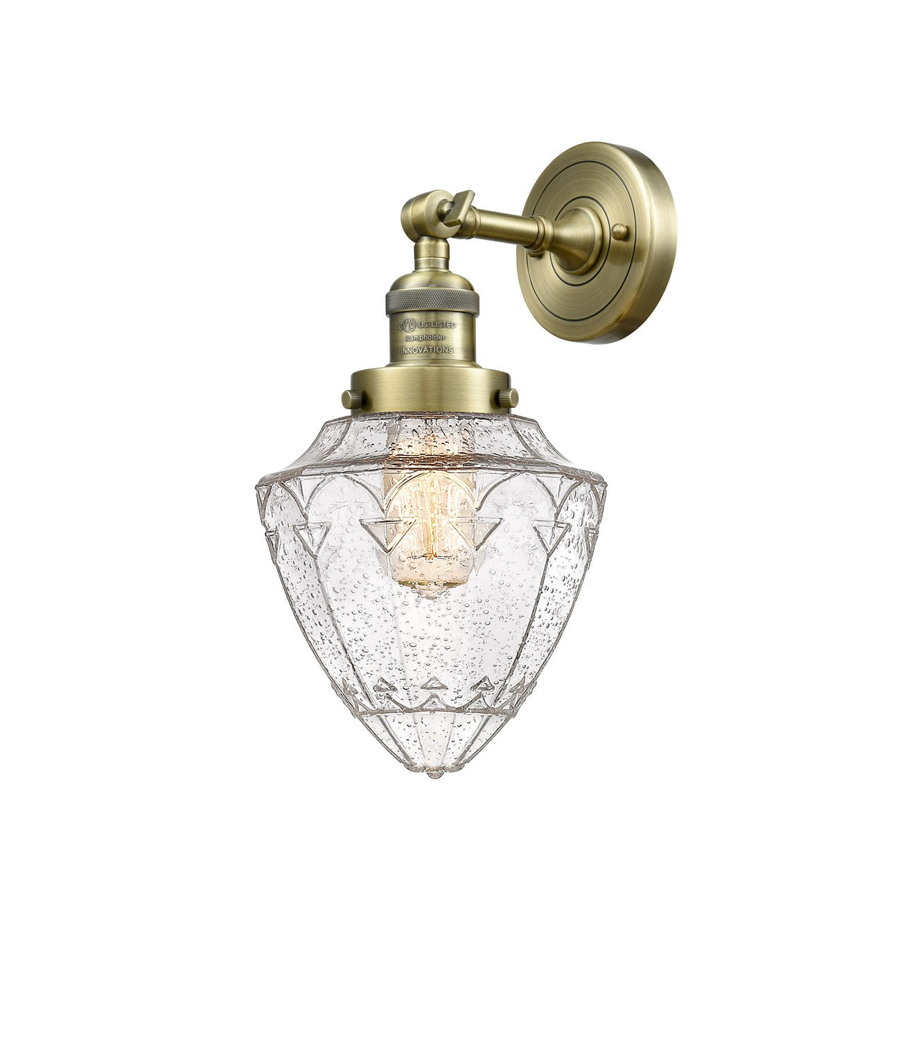 Innovations - 203-AB-G664-7-LED - LED Wall Sconce - Franklin Restoration - Antique Brass