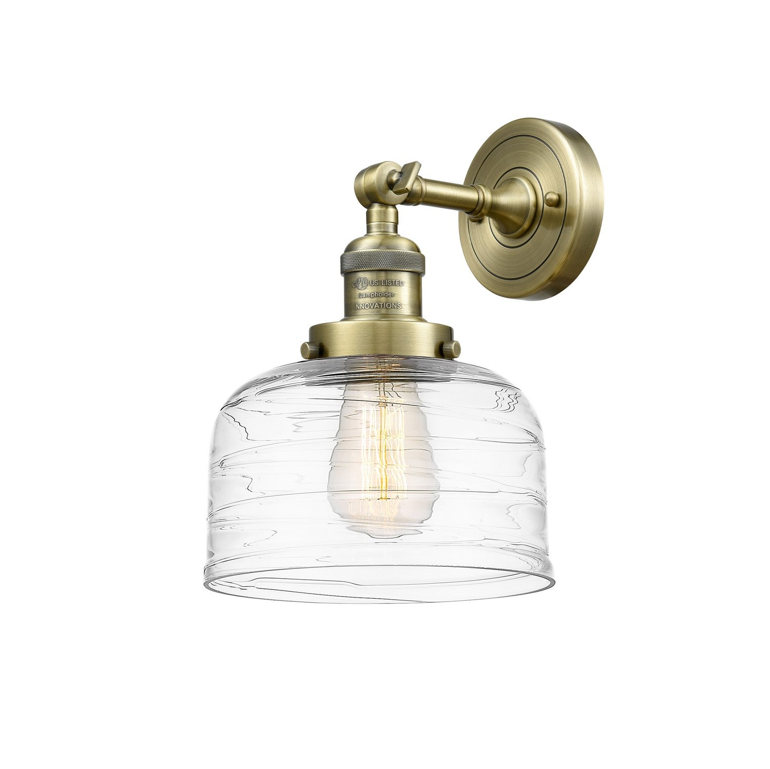 Innovations - 203-AB-G713-LED - LED Wall Sconce - Franklin Restoration - Antique Brass