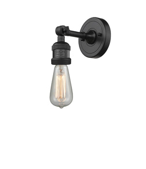 Innovations - 203-BK - One Light Wall Sconce - Franklin Restoration - Matte Black