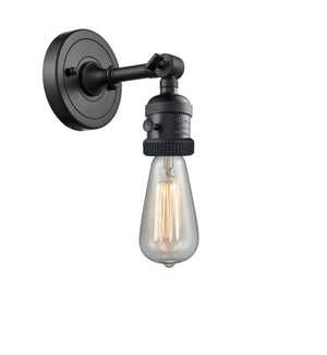 Innovations - 203SW-BK - One Light Wall Sconce - Franklin Restoration - Matte Black