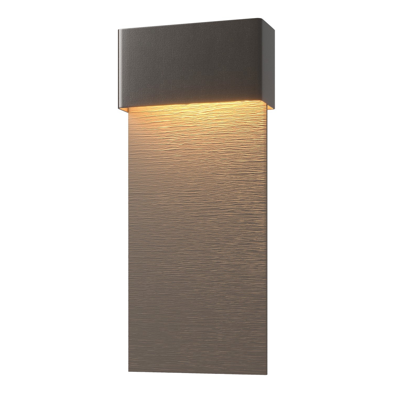 Hubbardton Forge - 302632-LED-14-77 - LED Outdoor Wall Sconce - Stratum - Coastal Oil Rubbed Bronze