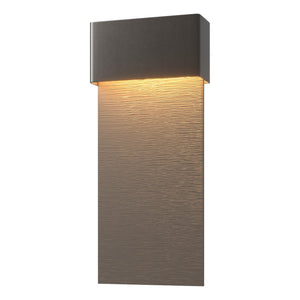 Hubbardton Forge - 302632-LED-14-77 - LED Outdoor Wall Sconce - Stratum - Coastal Oil Rubbed Bronze