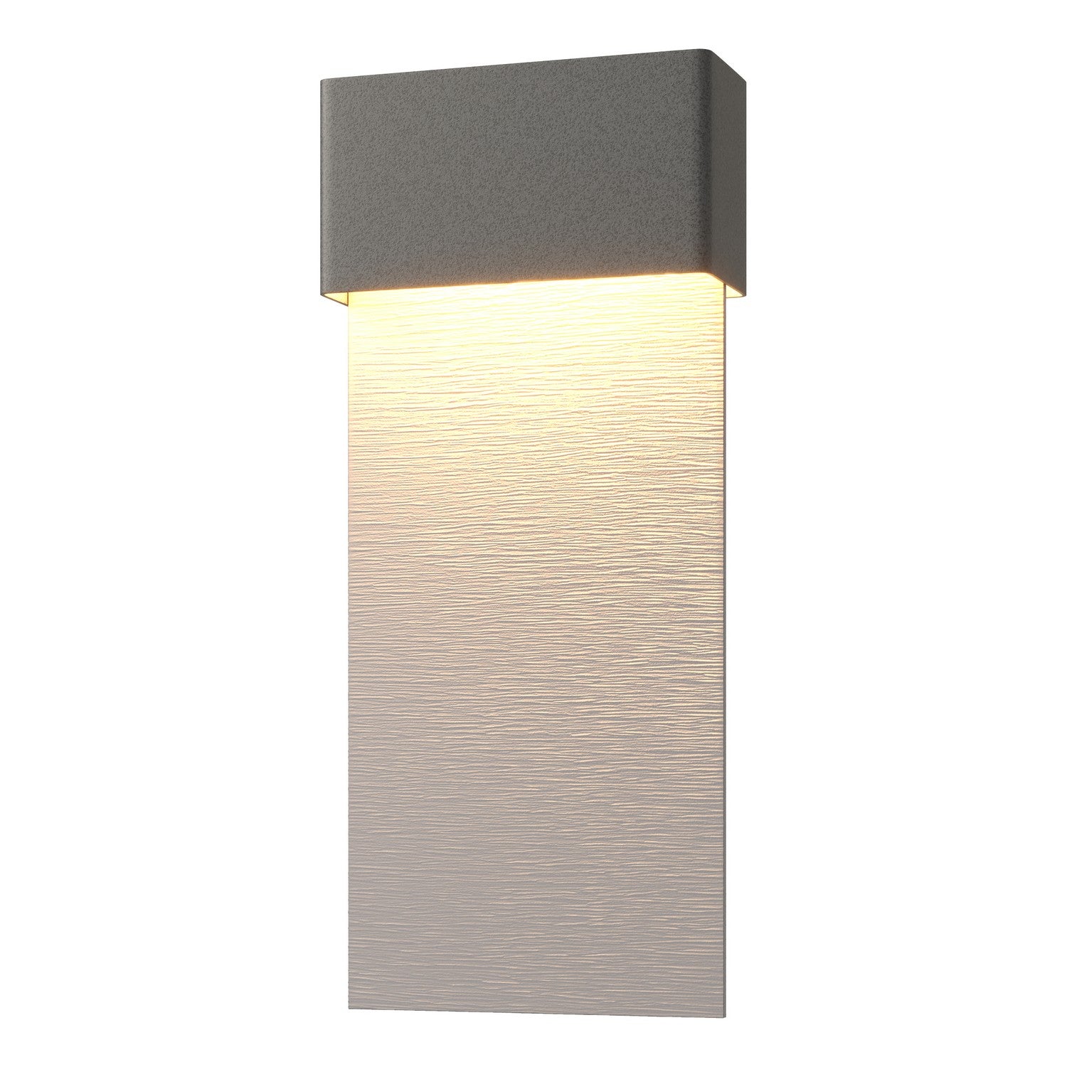 Hubbardton Forge - 302632-LED-20-78 - Stratum Large Dark Sky Friendly LED Outdoor Sconce - Stratum - Coastal Natural Iron