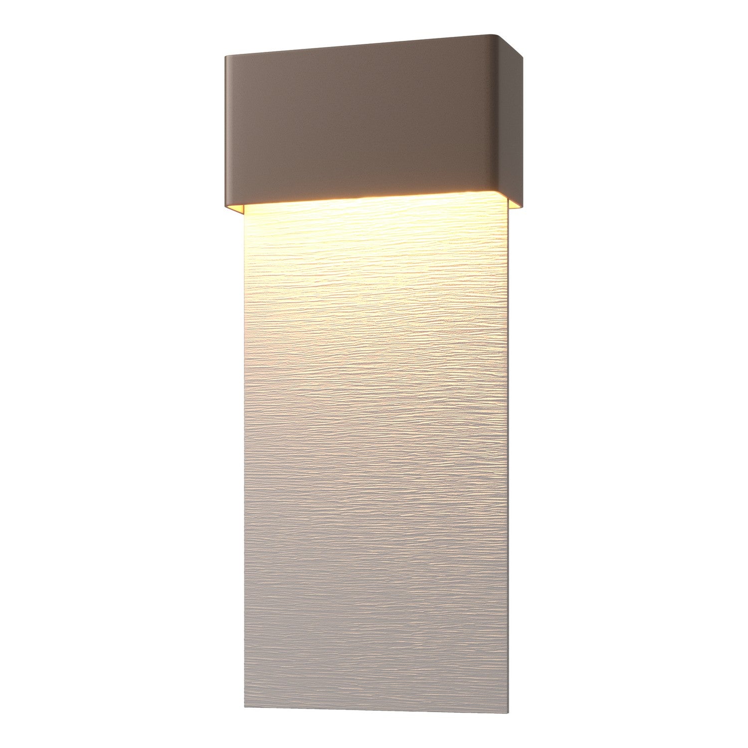 Hubbardton Forge - 302632-LED-75-78 - Stratum Large Dark Sky Friendly LED Outdoor Sconce - Stratum - Coastal Bronze