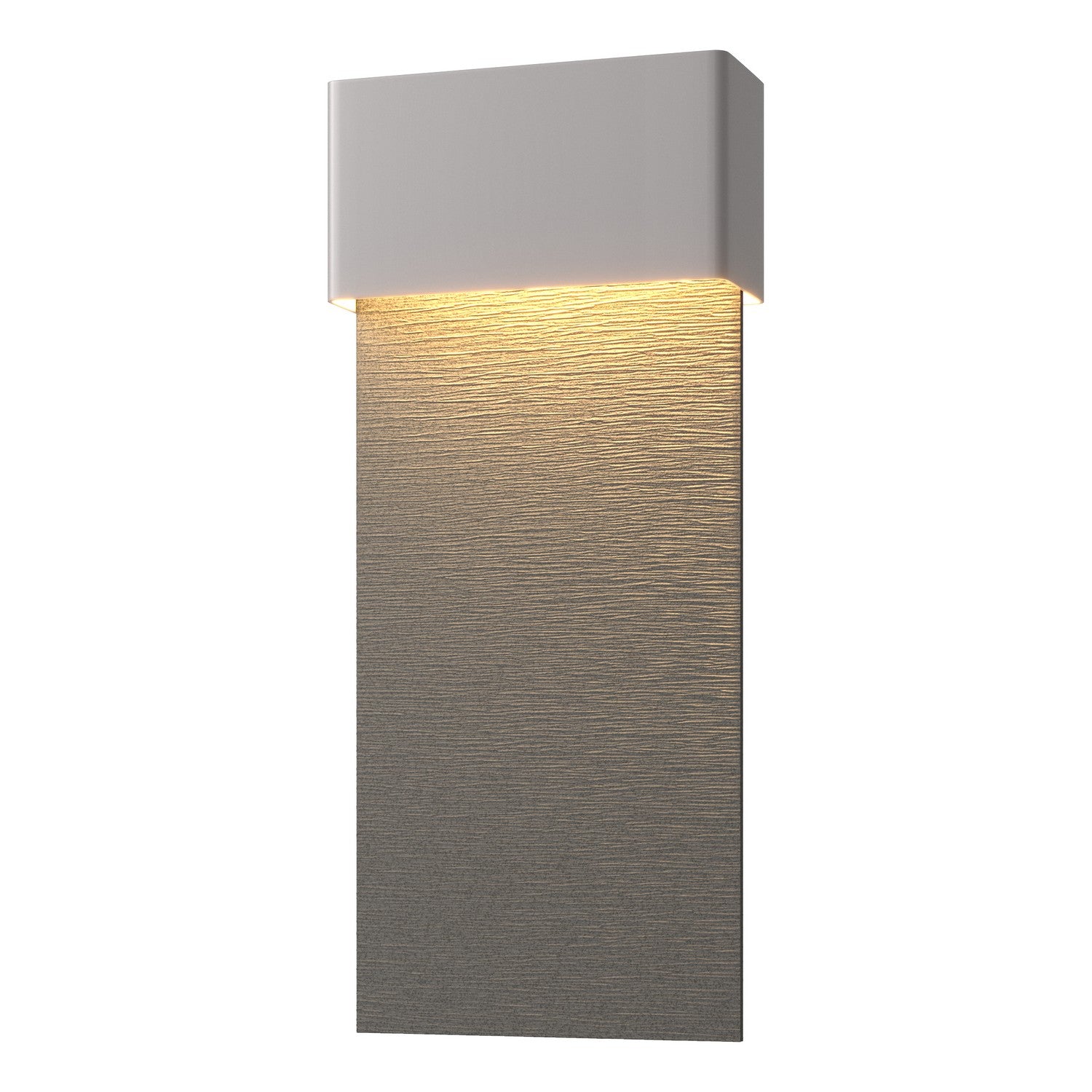 Hubbardton Forge - 302632-LED-78-20 - Stratum Large Dark Sky Friendly LED Outdoor Sconce - Stratum - Coastal Burnished Steel