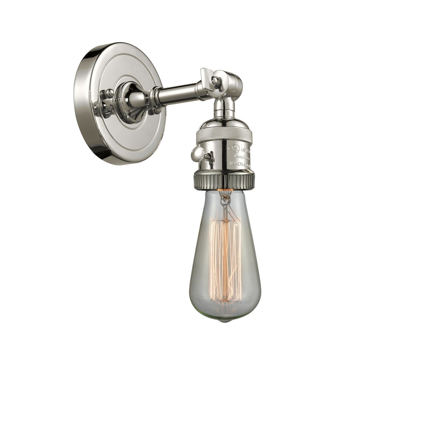 Innovations - 203SW-PN - One Light Wall Sconce - Franklin Restoration - Polished Nickel