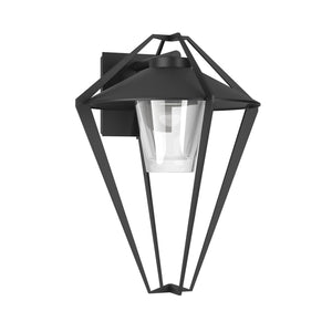 Hubbardton Forge - 302651-SKT-80-ZM0726 - One Light Outdoor Wall Sconce - Stellar - Coastal Black