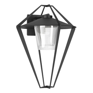 Hubbardton Forge - 302652-SKT-80-ZM0727 - One Light Outdoor Wall Sconce - Stellar - Coastal Black