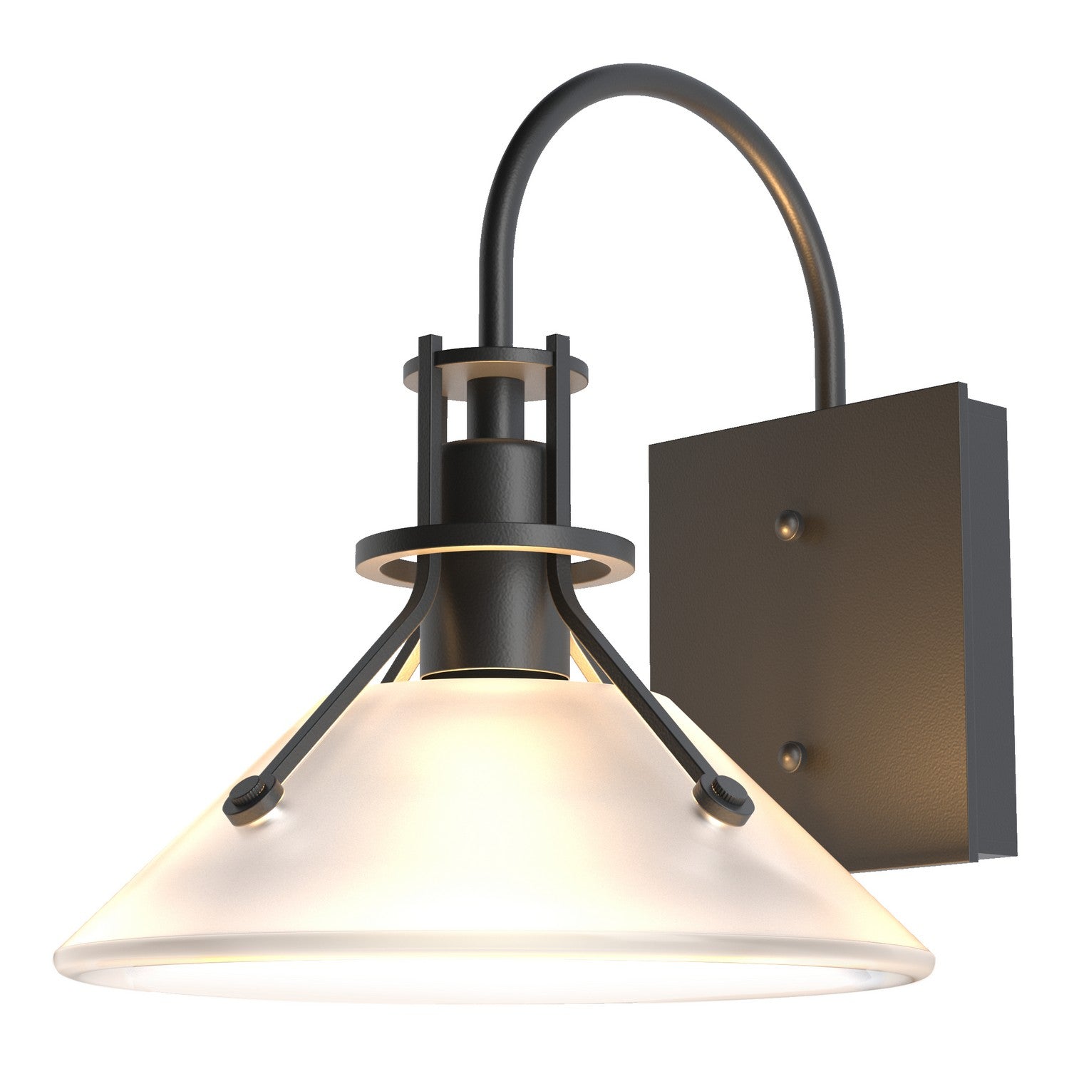 Hubbardton Forge - 302709-SKT-80-FD0673 - One Light Outdoor Wall Sconce - Henry - Coastal Black