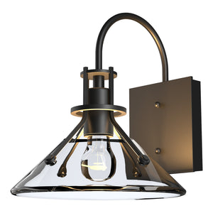 Hubbardton Forge - 302709-SKT-80-ZM0673 - One Light Outdoor Wall Sconce - Henry - Coastal Black
