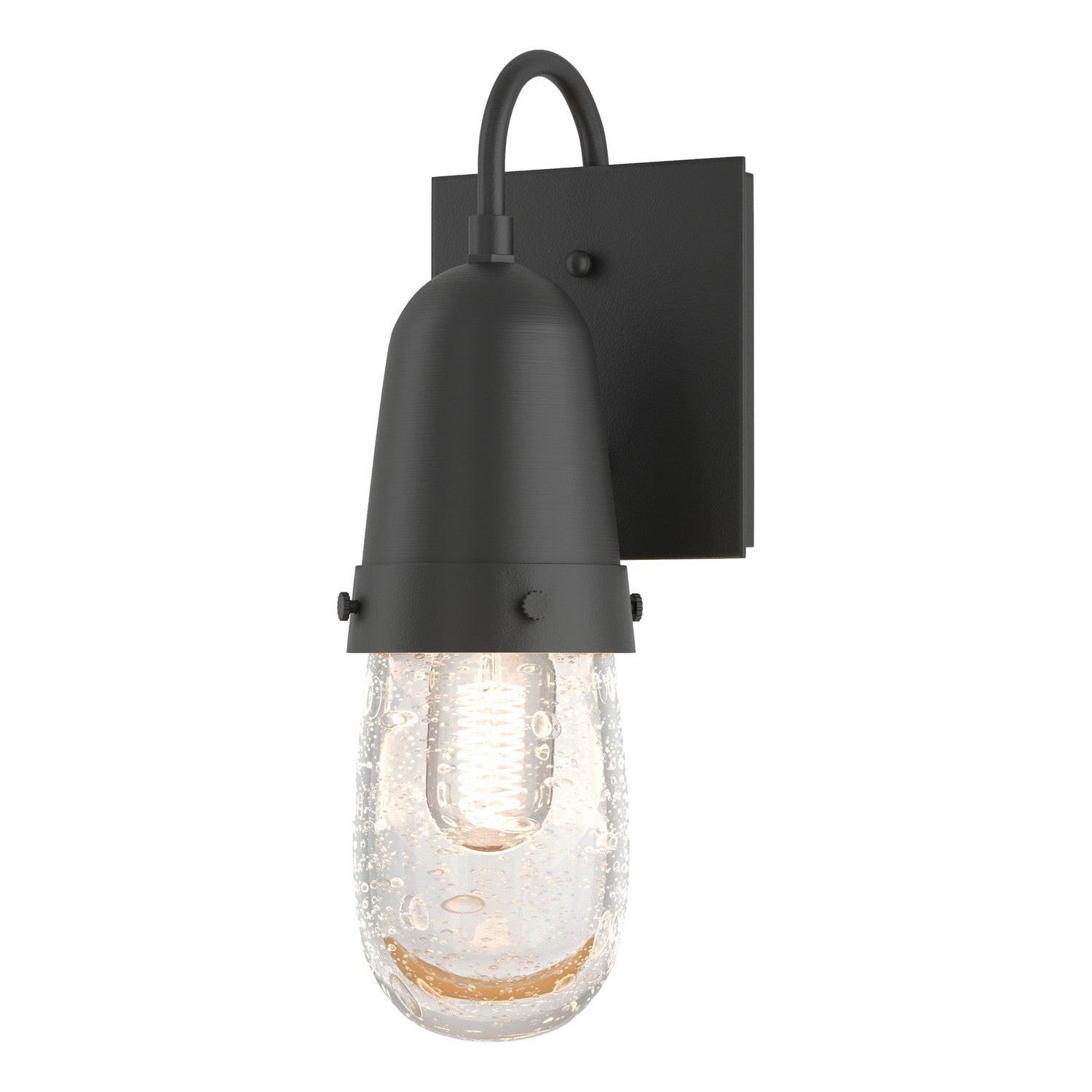 Hubbardton Forge - 302750-SKT-80-YG0512 - One Light Outdoor Wall Sconce - Fizz - Coastal Black