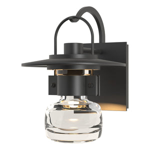 Hubbardton Forge - 303001-SKT-80-ZM0435 - One Light Outdoor Wall Sconce - Mason - Coastal Black