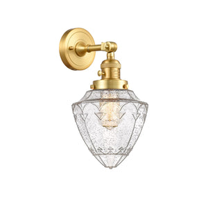 Innovations - 203SW-SG-G664-7 - One Light Wall Sconce - Franklin Restoration - Satin Gold