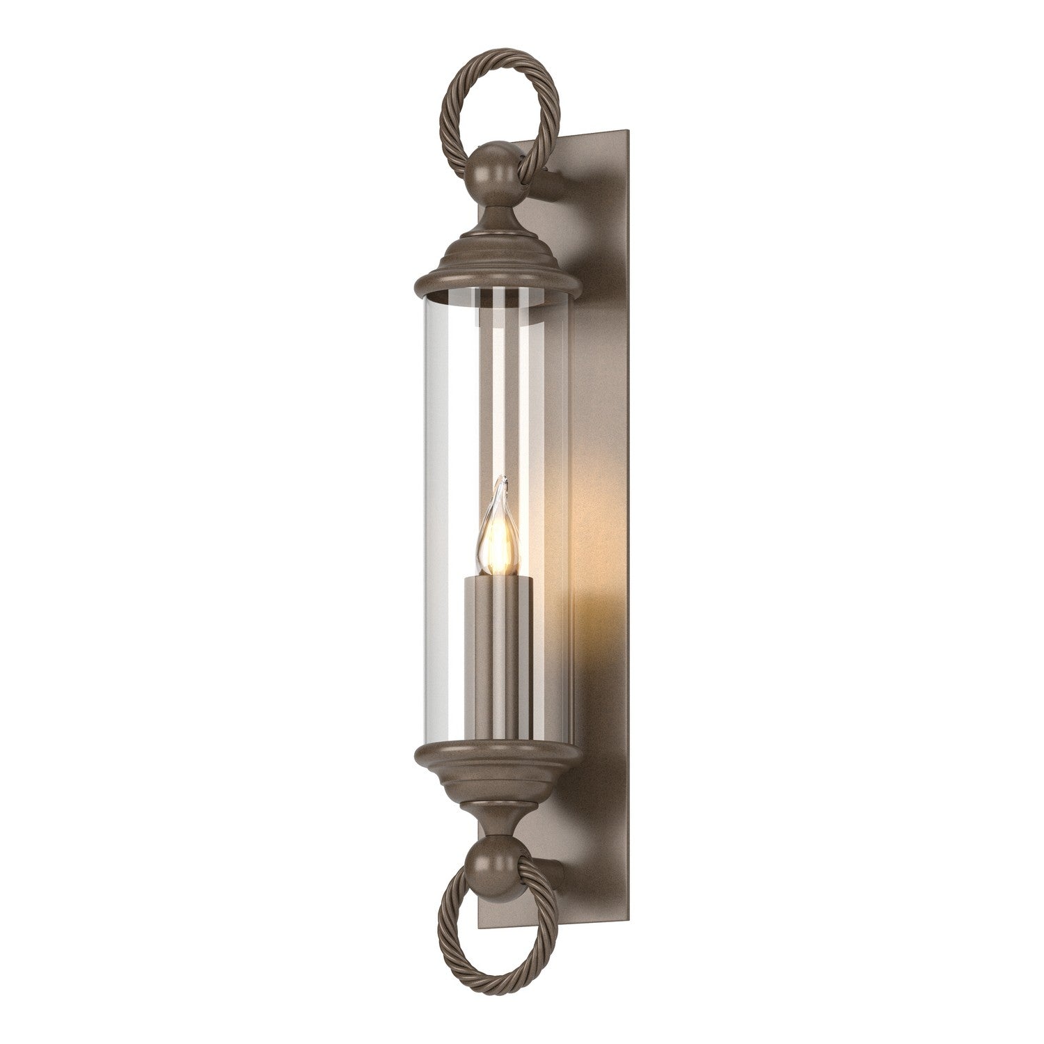 Hubbardton Forge - 303080-SKT-75-ZM0034 - One Light Outdoor Wall Sconce - Cavo - Coastal Bronze