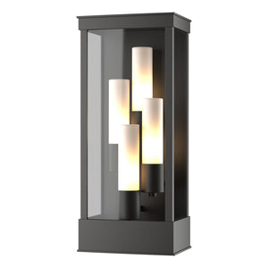 Hubbardton Forge - 304330-SKT-14-GG0392 - Four Light Outdoor Wall Sconce - Portico - Coastal Oil Rubbed Bronze