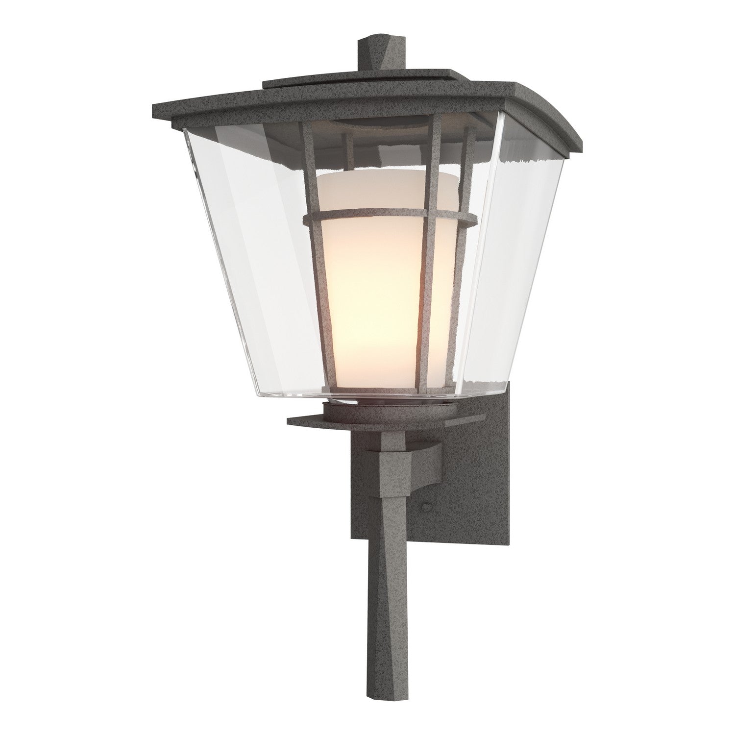 Hubbardton Forge - 304820-SKT-20-ZU0287 - One Light Outdoor Wall Sconce - Beacon Hall - Coastal Natural Iron