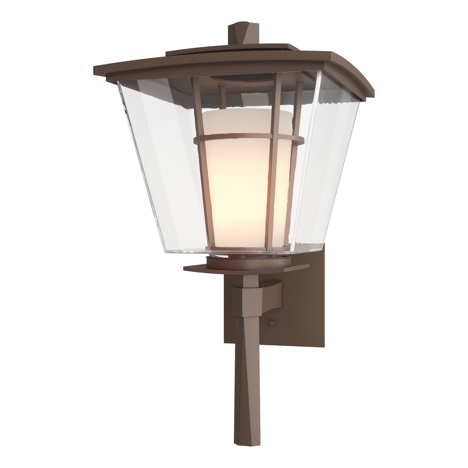 Hubbardton Forge - 304820-SKT-75-ZU0287 - One Light Outdoor Wall Sconce - Beacon Hall - Coastal Bronze