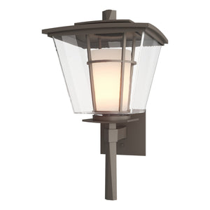 Hubbardton Forge - 304820-SKT-77-ZU0287 - One Light Outdoor Wall Sconce - Beacon Hall - Coastal Dark Smoke