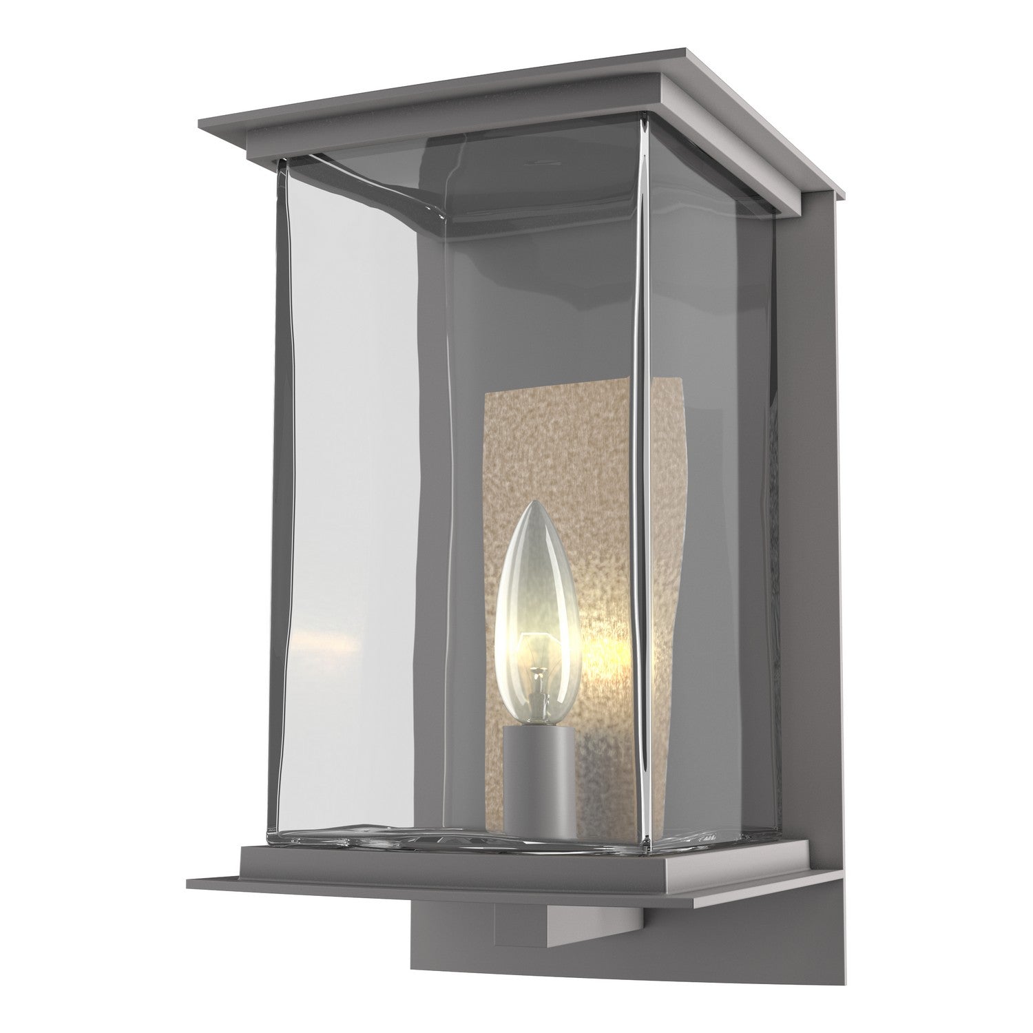 Hubbardton Forge - 304840-SKT-78-83-ZM0076 - One Light Outdoor Wall Sconce - Kingston - Coastal Burnished Steel