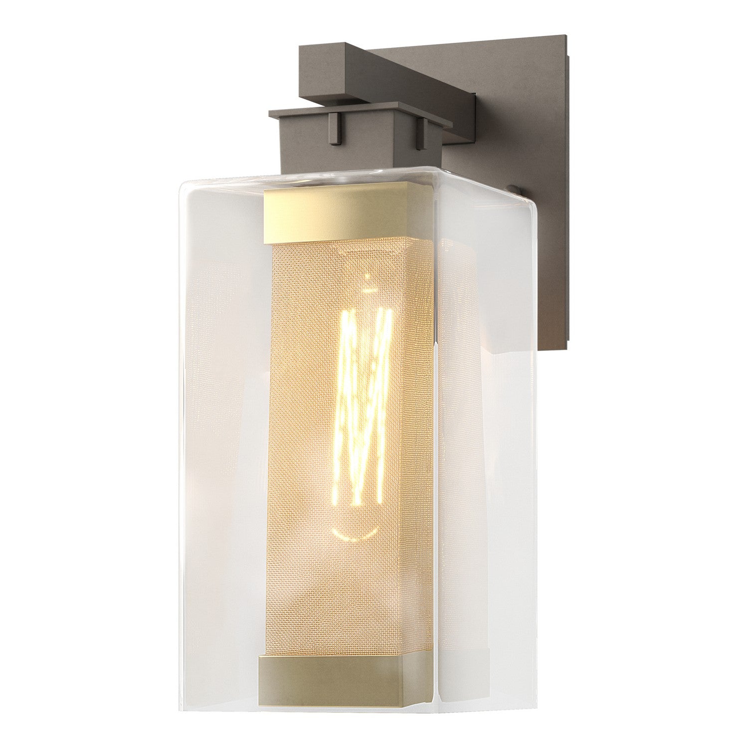 Hubbardton Forge - 304852-SKT-77-70-ZM0093 - Polaris Outdoor Medium Sconce - Polaris - Coastal Dark Smoke