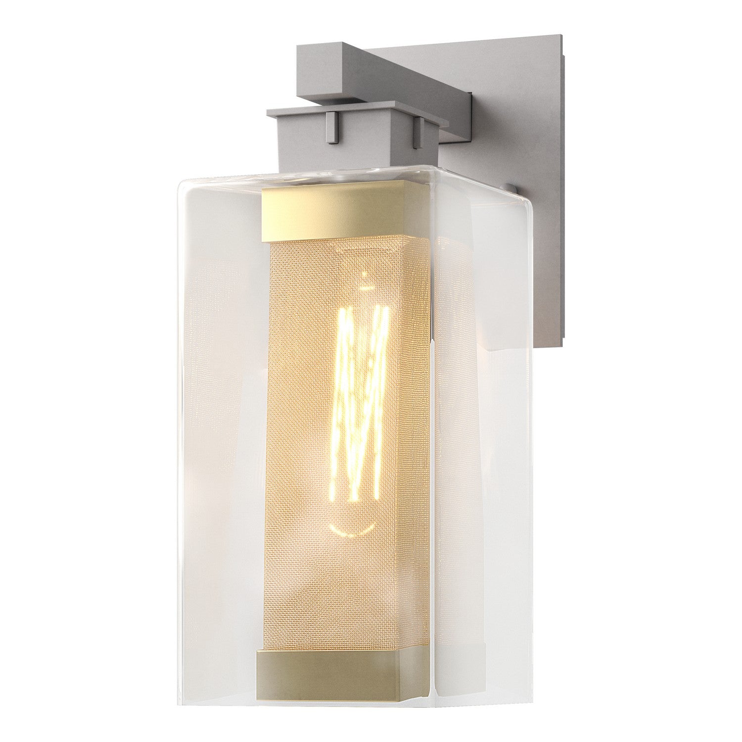 Hubbardton Forge - 304852-SKT-78-70-ZM0093 - Polaris Outdoor Medium Sconce - Polaris - Coastal Burnished Steel