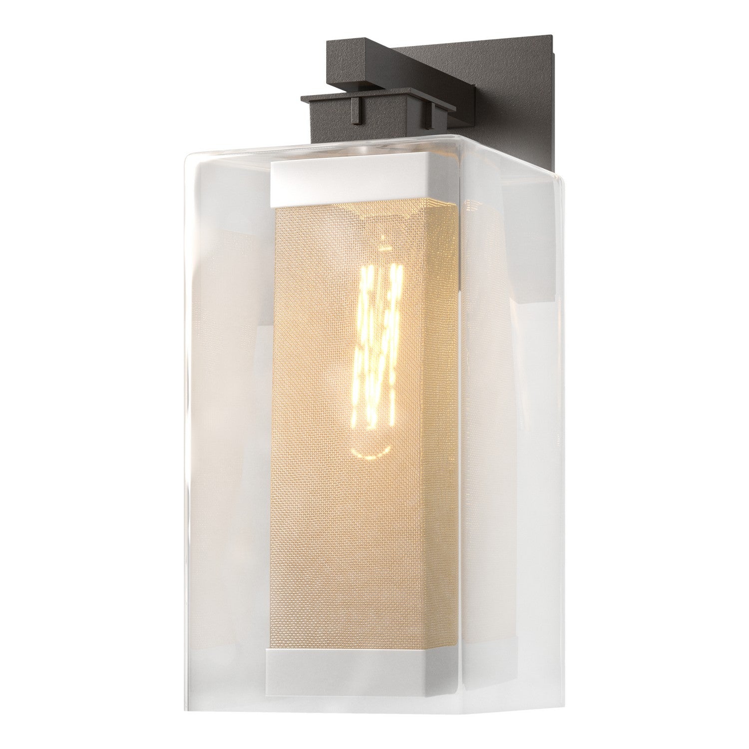 Hubbardton Forge - 304854-SKT-14-72-ZM0707 - Polaris Outdoor Large Sconce - Polaris - Coastal Oil Rubbed Bronze
