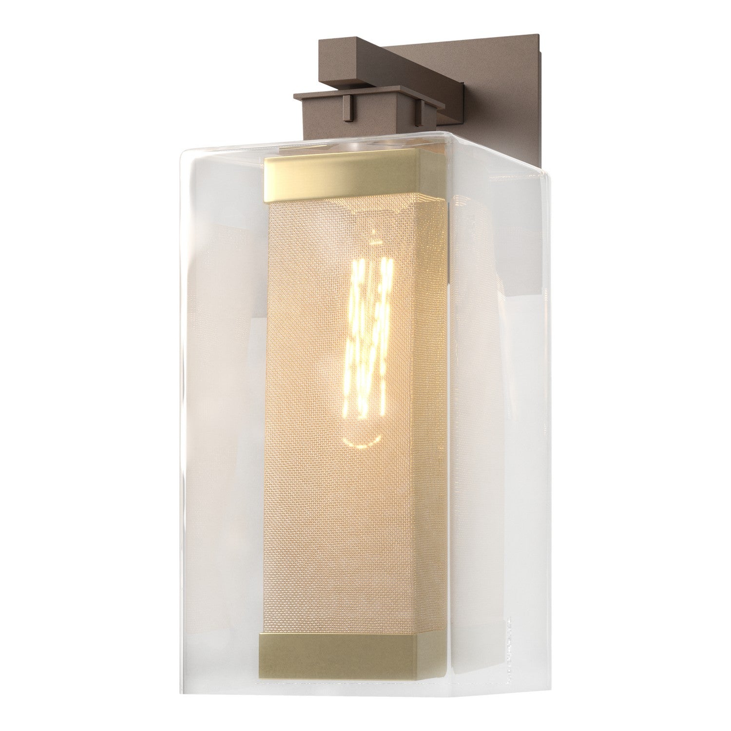 Hubbardton Forge - 304854-SKT-75-70-ZM0707 - One Light Outdoor Wall Sconce - Polaris - Coastal Bronze