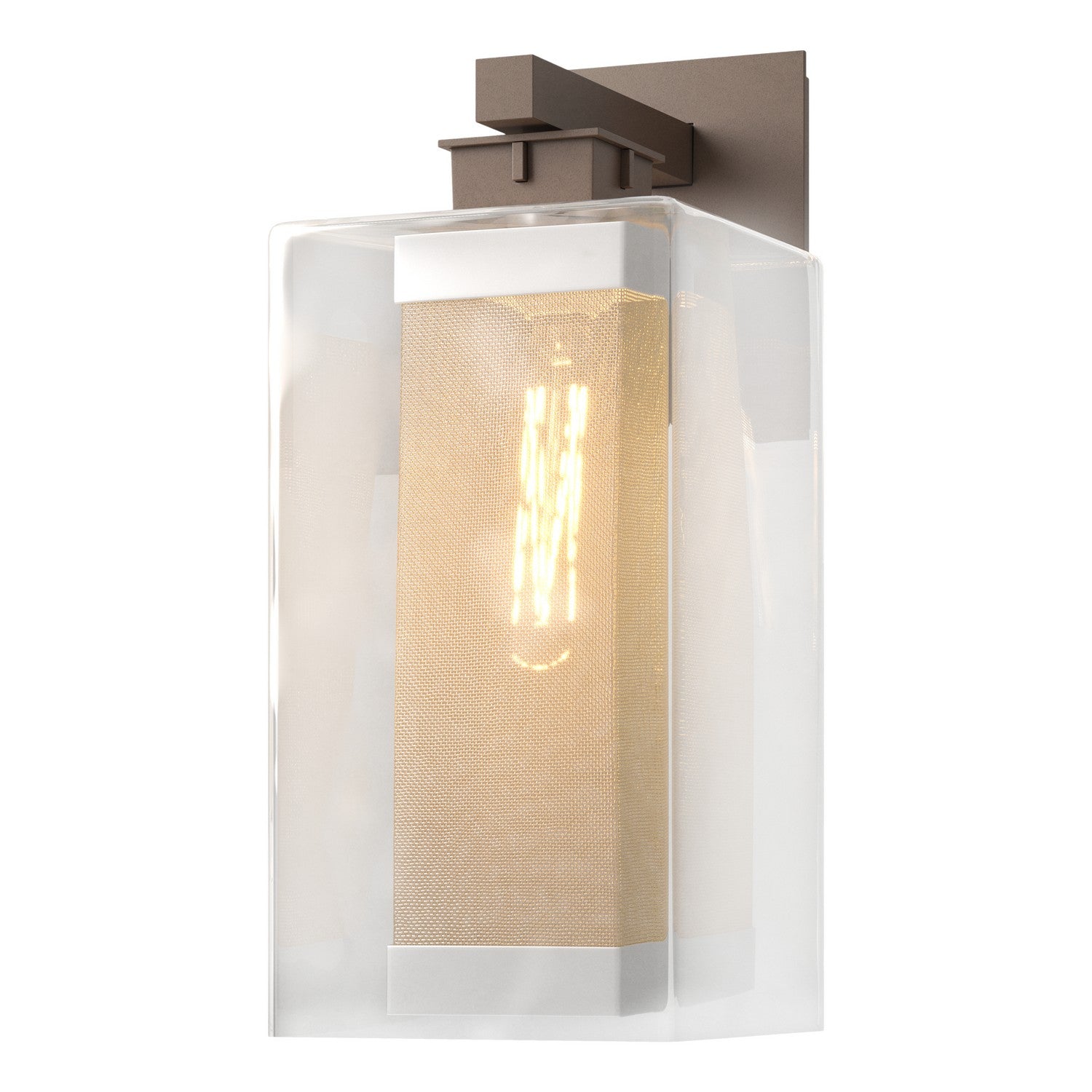 Hubbardton Forge - 304854-SKT-75-72-ZM0707 - One Light Outdoor Wall Sconce - Polaris - Coastal Bronze