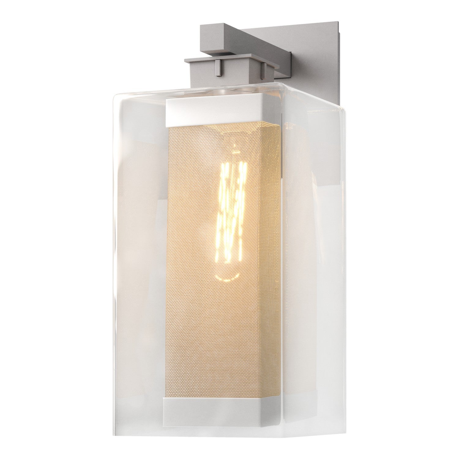 Hubbardton Forge - 304854-SKT-78-72-ZM0707 - One Light Outdoor Wall Sconce - Polaris - Coastal Burnished Steel