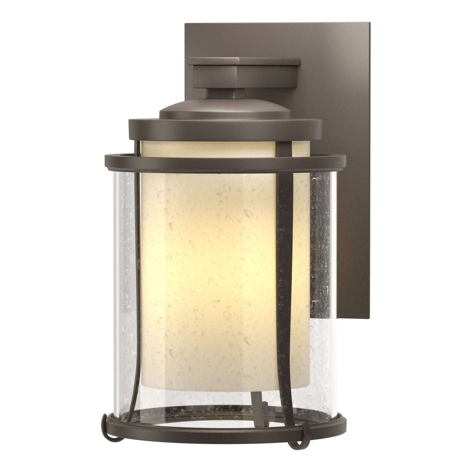 Hubbardton Forge - 305605-SKT-77-ZS0296 - Meridian Small Outdoor Sconce - Meridian - Coastal Dark Smoke
