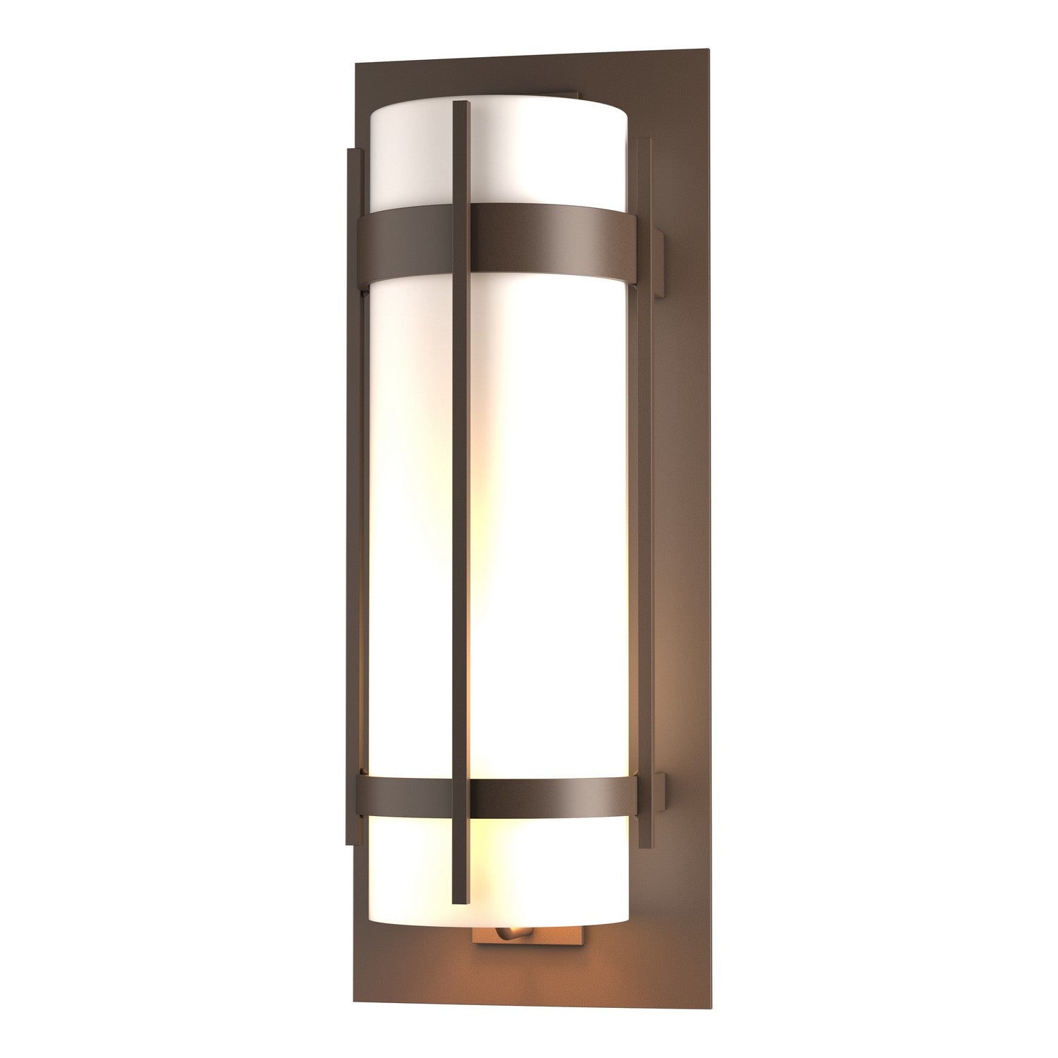 Hubbardton Forge - 305895-SKT-75-GG0240 - One Light Outdoor Wall Sconce - Banded - Coastal Bronze