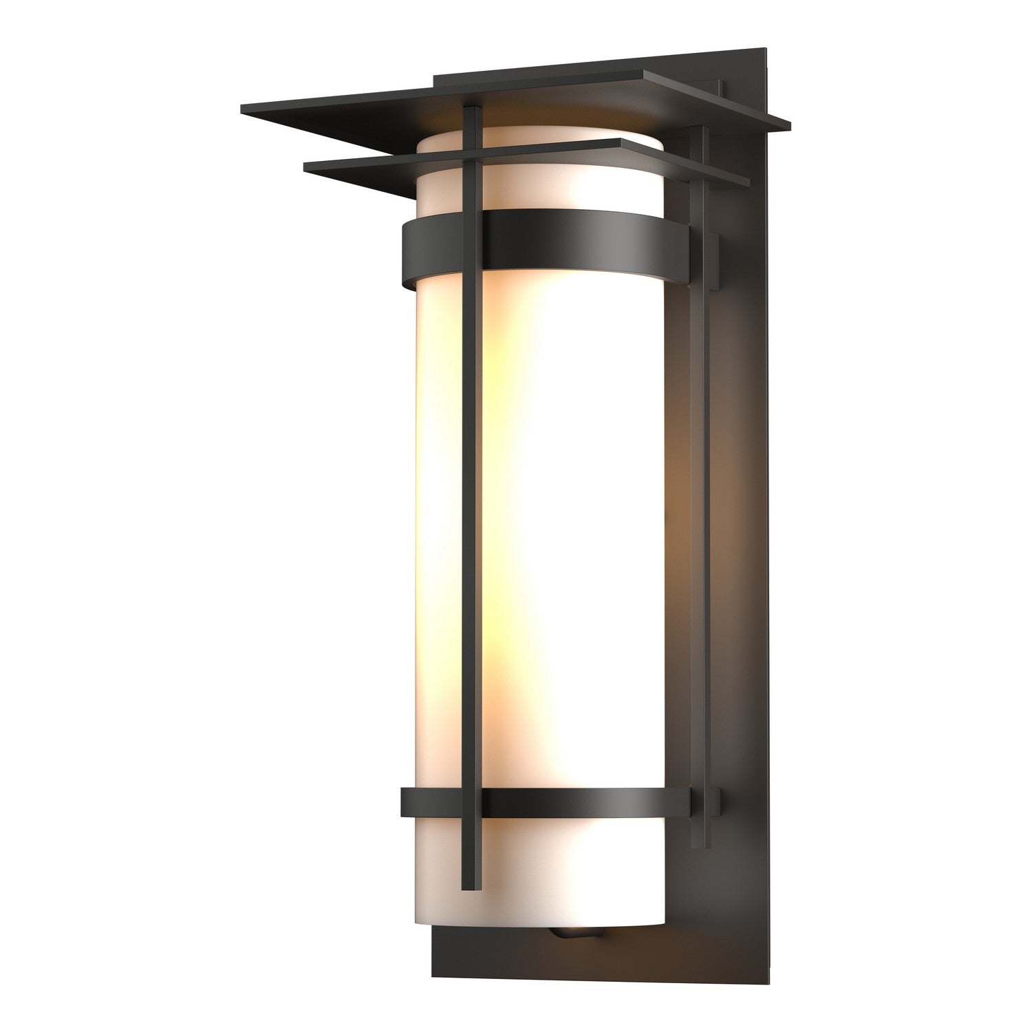 Hubbardton Forge - 305994-SKT-78-GG0037 - Banded with Top Plate Large Outdoor Sconce - Banded - Coastal Burnished Steel