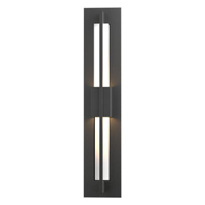 Hubbardton Forge - 306415-LED-80-ZM0331 - Double Axis Small LED Outdoor Sconce - Axis - Coastal Black