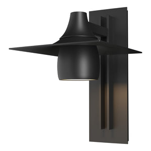 Hubbardton Forge - 306567-SKT-80 - One Light Outdoor Wall Sconce - Hood - Coastal Black