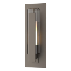 Hubbardton Forge - 307281-SKT-77-ZU0660 - One Light Outdoor Wall Sconce - Vertical Bar - Coastal Dark Smoke