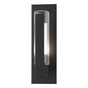 Hubbardton Forge - 307281-SKT-80-ZU0660 - One Light Outdoor Wall Sconce - Vertical Bar - Coastal Black