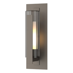 Hubbardton Forge - 307282-SKT-77-ZU0658 - One Light Outdoor Wall Sconce - Vertical Bar - Coastal Dark Smoke