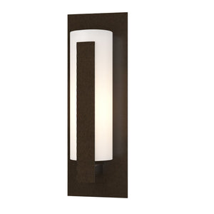 Hubbardton Forge - 307285-SKT-14-GG0066 - One Light Outdoor Wall Sconce - Vertical Bar - Coastal Oil Rubbed Bronze