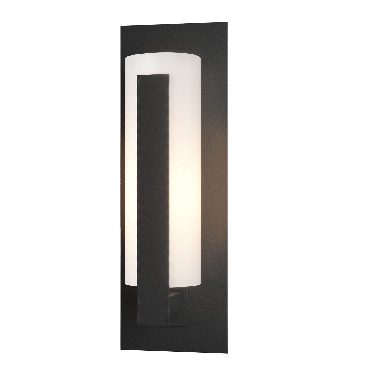 Hubbardton Forge - 307285-SKT-80-GG0066 - One Light Outdoor Wall Sconce - Vertical Bar - Coastal Black