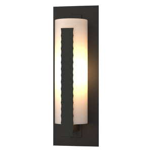 Hubbardton Forge - 307287-SKT-14-GG0037 - One Light Outdoor Wall Sconce - Vertical Bar - Coastal Oil Rubbed Bronze