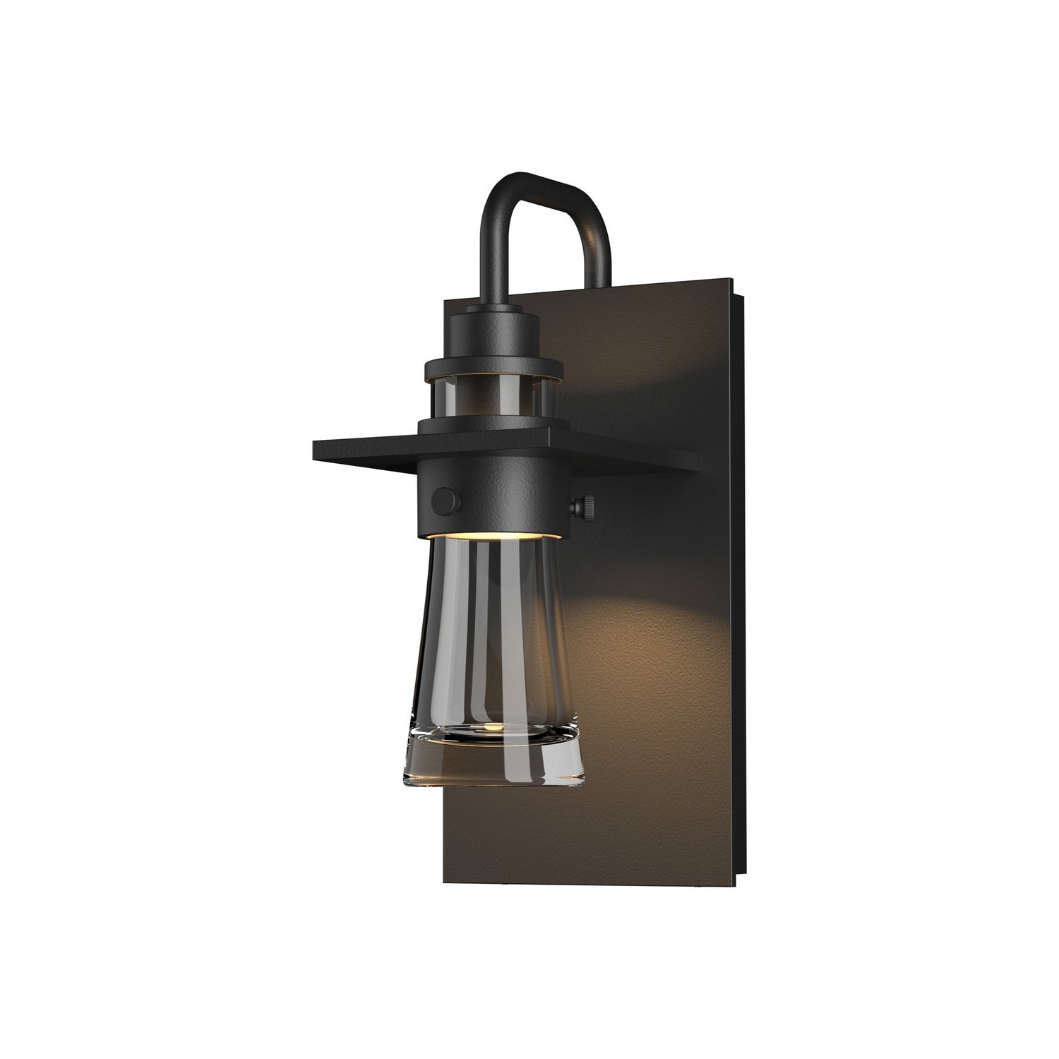 Hubbardton Forge - 307710-SKT-80-ZM0343 - One Light Outdoor Wall Sconce - Erlenmeyer - Coastal Black