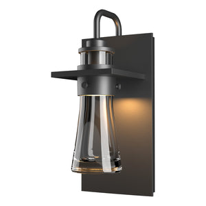 Hubbardton Forge - 307715-SKT-80-ZM0349 - One Light Outdoor Wall Sconce - Erlenmeyer - Coastal Black