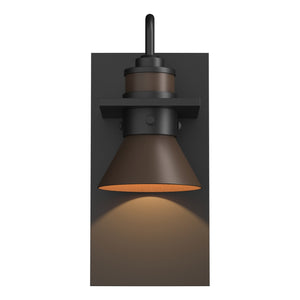 Hubbardton Forge - 307716-SKT-80-75 - One Light Outdoor Wall Sconce - Erlenmeyer - Coastal Black