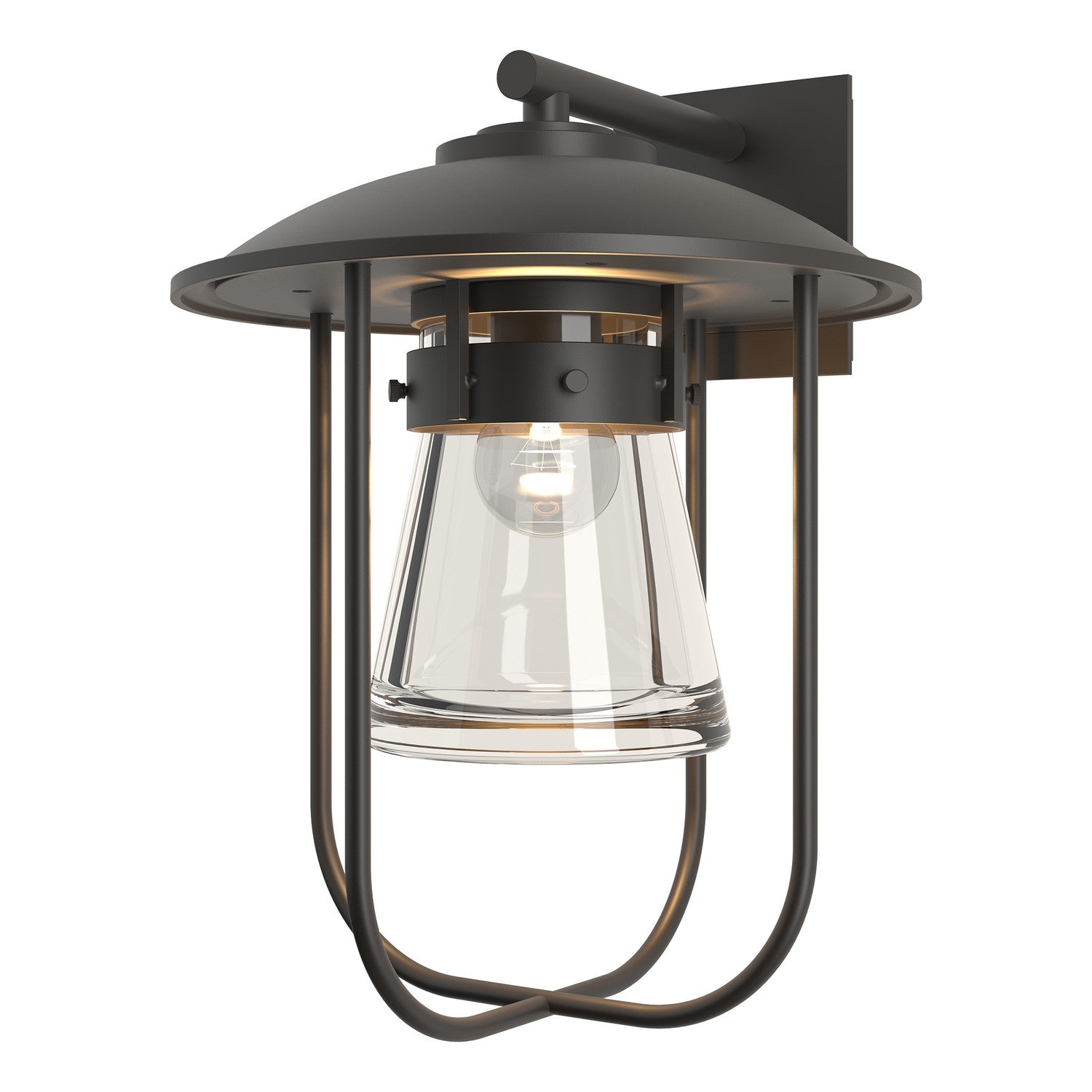 Hubbardton Forge - 307720-SKT-14-ZM0467 - One Light Outdoor Wall Sconce - Erlenmeyer - Coastal Oil Rubbed Bronze