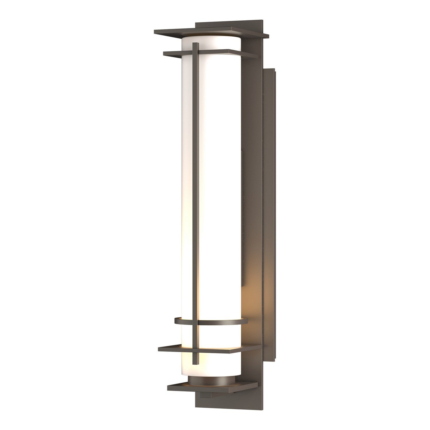 Hubbardton Forge - 307860-SKT-77-GG0187 - One Light Outdoor Wall Sconce - After Hours - Coastal Dark Smoke