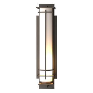 Hubbardton Forge - 307861-SKT-77-GG0189 - One Light Outdoor Wall Sconce - After Hours - Coastal Dark Smoke