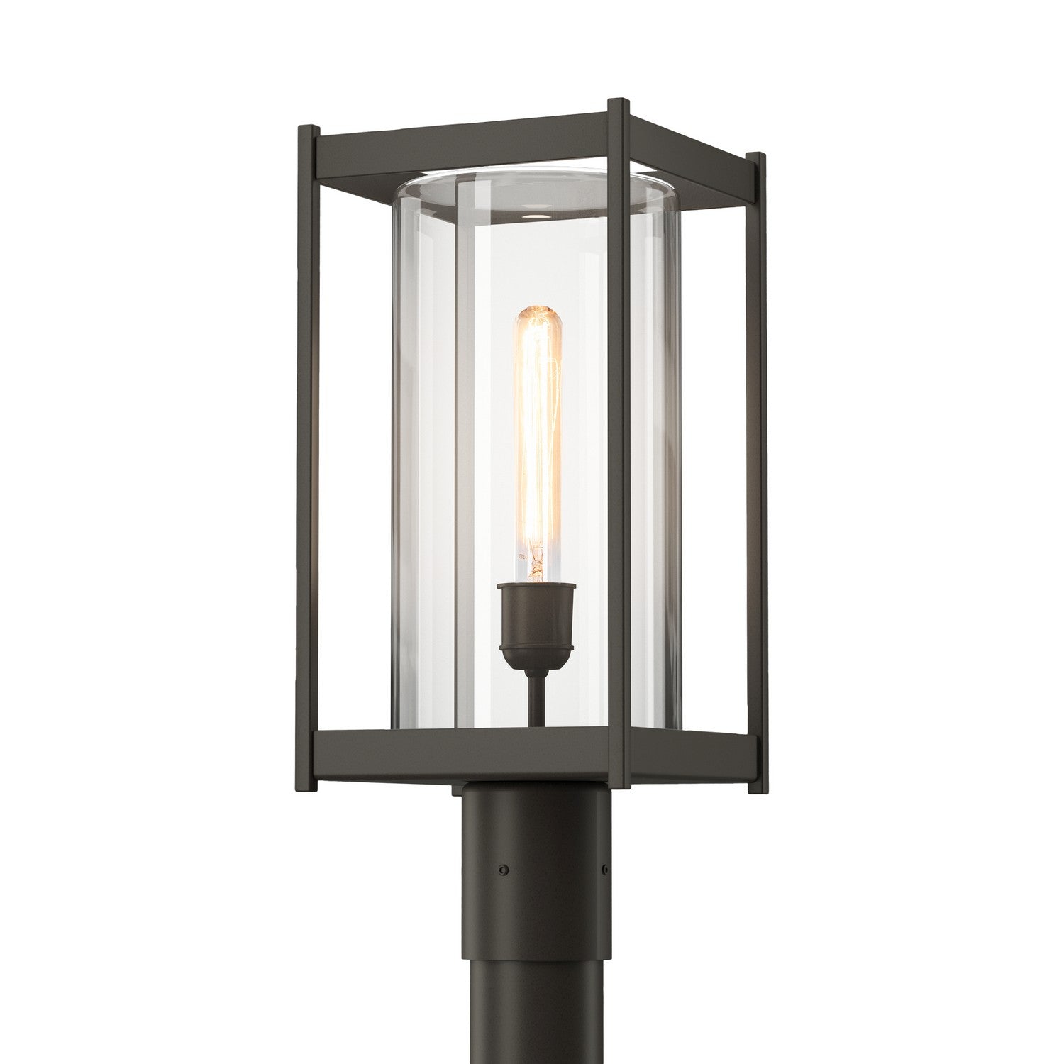 Hubbardton Forge - 342021-SKT-77-ZM0732 - One Light Outdoor Post Mount - Cela - Coastal Dark Smoke