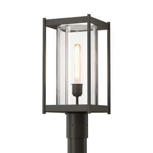 Hubbardton Forge - 342021-SKT-77-ZM0732 - One Light Outdoor Post Mount - Cela - Coastal Dark Smoke