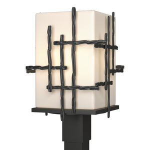 Hubbardton Forge - 342023-SKT-80-GG0084 - One Light Outdoor Post Mount - Tura - Coastal Black